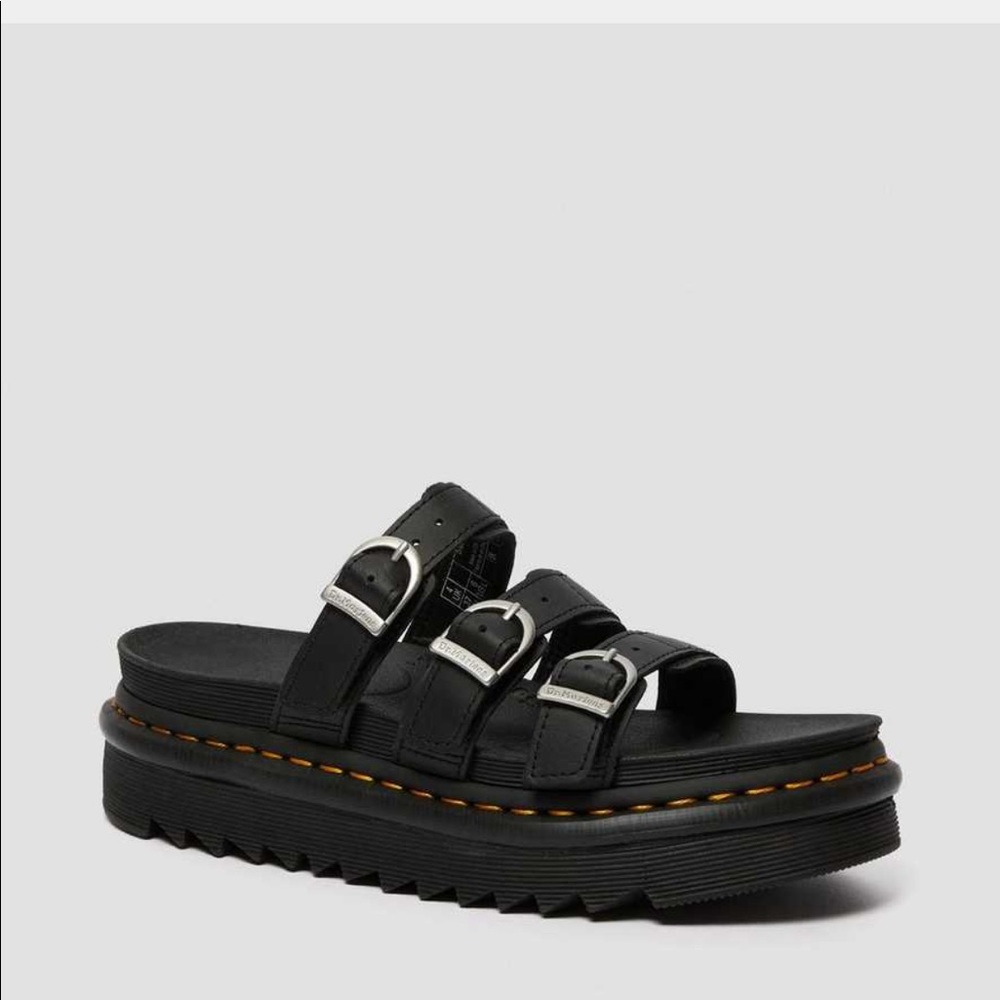 Dr. Martens Blaire leather slide sandals